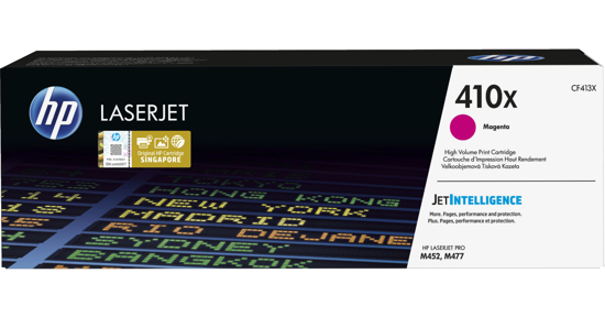 HP 410X originele high-capacity magenta LaserJet tonercartridge