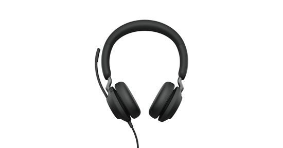 Jabra Evolve2 40 SE Headset Bedraad Hoofdband Oproepen/muziek USB Type-C Zwart