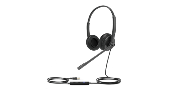 Yealink UH34 Lite Headset Bedraad Hoofdband Kantoor/callcenter Zwart