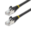 Startech 2m CAT6a Ethernet Kabel, Zwart, Low Smoke Zero Halogen (LSZH), 10GbE 500MHz 100W PoE++ Snagless RJ-45 S/FTP Netwerk Patch Kabel met Trekontlasting, Fluke Tested/ETL