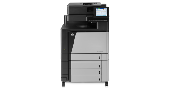 HP Color LaserJet Enterprise Flow M880z multifunctionele printer, Printen, kopiëren, scannen, faxen, Invoer voor 200 vel; Printen via USB-poort aan voorzijde; Scans naar e-mail/pdf; Dubbelzijdig printen