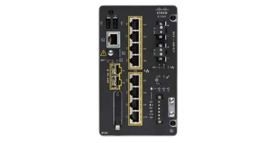 Cisco Catalyst IE-3300-8T2S-E netwerk-switch Managed L2 Gigabit Ethernet (10/100/1000) Zwart