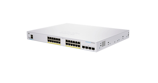 Cisco CBS350-24P-4X-EU netwerk-switch Managed L2/L3 Gigabit Ethernet (10/100/1000) Zilver