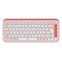 Logitech POP Icon Keys toetsenbord Universeel Bluetooth QWERTY US International Roze, Wit