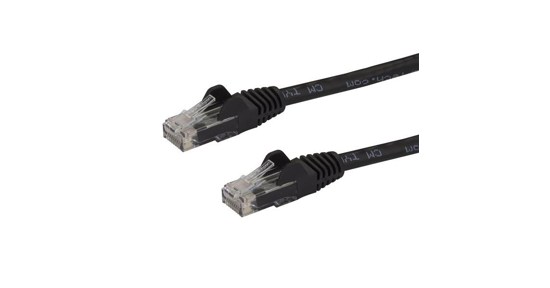 Startech Cat6 patchkabel met snagless RJ45 connectors 0,5 m, zwart