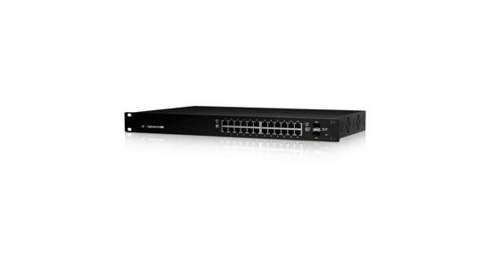 Ubiquiti EdgeSwitch 24 250W Managed L2/L3 Gigabit Ethernet (10/100/1000) Power over Ethernet (PoE) 1U Zwart