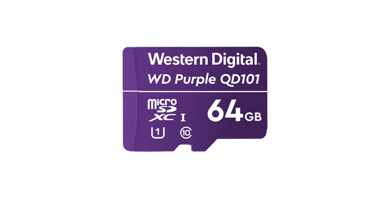 Western Digital WD Purple SC QD101 64 GB MicroSDXC Klasse 10