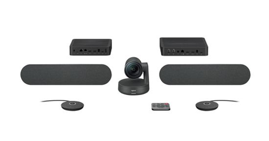 Logitech Rally Plus video conferencing systeem 16 persoon/personen Ethernet LAN Videovergaderingssysteem voor groepen