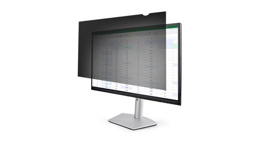 Startech Monitor Privacy Filter voor 19" PC Scherm - Privacy Film voor Computerscherm - Schermbeveiliger met +/- 30° Kijkhoek en Reductie Blauw Licht - 16:9 Widescreen - Mat/Glanzend