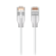 Ubiquiti UACC-Cable-Patch-EL-0.15M-W-24 netwerkkabel Doorschijnend, Wit 0,15 m Cat6