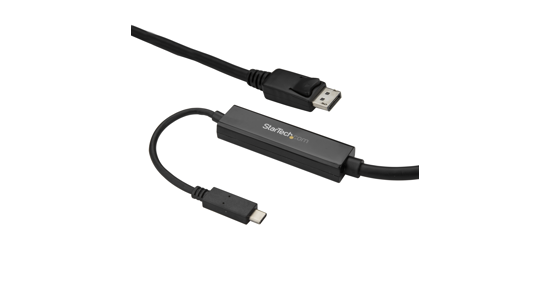 Startech 3 m USB-C naar DisplayPort kabel - 4K 60Hz - zwart