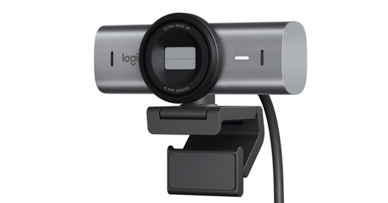 Logitech MX Brio 705 for Business webcam 8,5 MP 4096 x 2160 Pixels USB 3.2 Gen 1 (3.1 Gen 1) Aluminium, Zwart