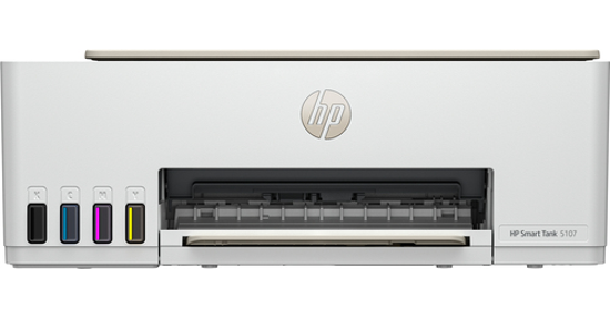 HP Smart Tank 5107 All-in-One-printer, Kleur, Printer voor Thuis en thuiskantoor, Printen, kopiëren, scannen, Draadloos; printertank voor grote volumes; printen vanaf telefoon of tablet; scannen naar pdf