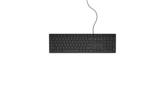 Dell KB216 toetsenbord USB QWERTY US International Zwart