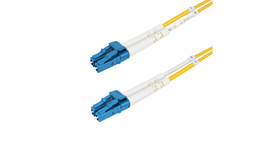 Startech 8m LC naar LC (UPC) OS2 Single Mode Duplex Glasvezel Kabel, 9/125µm, Laser Optimized, 10Gbs, Flexibel Buigen, Low Insertion Loss, LSZH Fiber Patchkabel