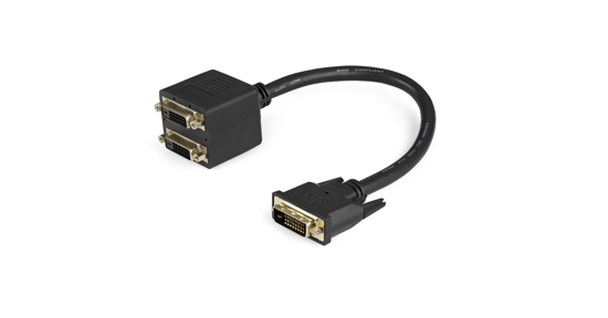 Startech DVI-D naar 2x DVI-D digitale video splitter kabel 30 cm M/F