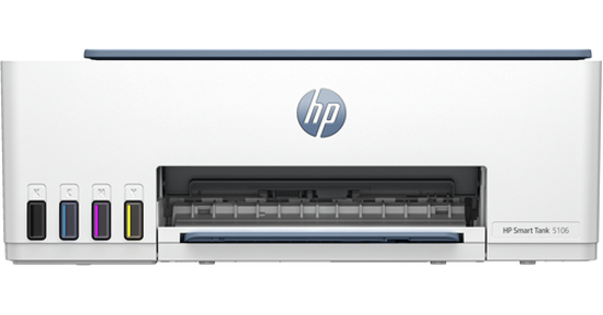 HP Smart Tank 5106 All-in-One-printer, Kleur, Printer voor Thuis en thuiskantoor, Printen, kopiëren, scannen, Draadloos; printertank voor grote volumes; printen vanaf telefoon of tablet; scannen naar pdf