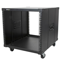 Startech 4-Post 9U Mobiel Open Frame Server Rack, 19" Patchkast met Wielen en 4 Stijlen voor Thuis / Kantoor / Beperkte Ruimtes, Kleine Serverkast voor Computer / AV / Netwerk Apparatuur - TAA Compliant