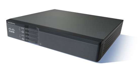 Cisco 867VAE bedrade router Gigabit Ethernet Zwart