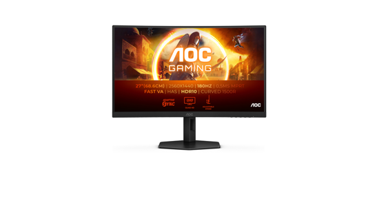 AOC G4 CQ27G4X computer monitor 68,6 cm (27") 2560 x 1440 Pixels Quad HD LCD Zwart