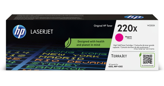 HP 220X originele LaserJet-tonercartridge, magenta