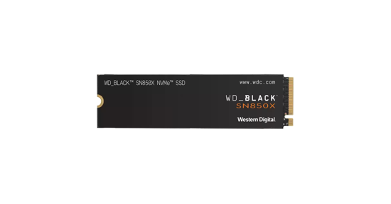 Western Digital Black SN850X M.2 2 TB PCI Express 4.0 NVMe