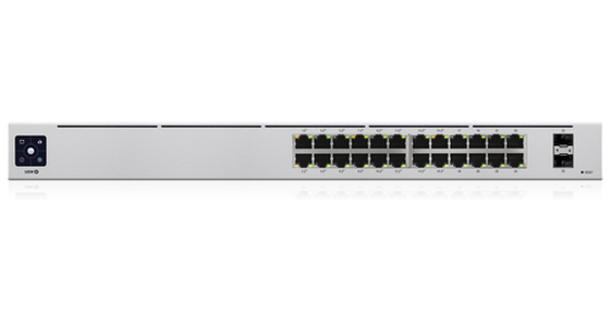 Ubiquiti UniFi 24-Port PoE Managed L2/L3 Gigabit Ethernet (10/100/1000) Power over Ethernet (PoE) 1U Zilver