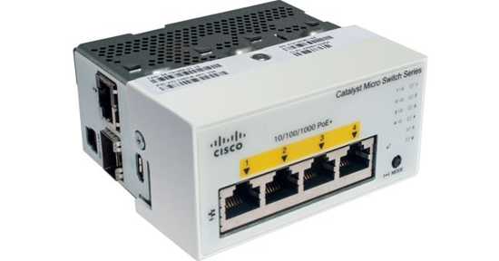 Cisco CMICR-4PS netwerk-switch Managed L2 Gigabit Ethernet (10/100/1000) Power over Ethernet (PoE) Grijs