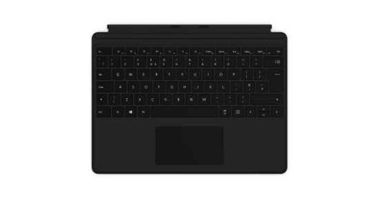 Microsoft Surface Pro X Keyboard QWERTZ Duits  Cover port Zwart