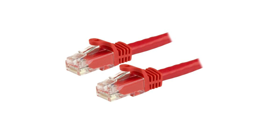 Startech CAT6 kabel patchkabel snagless RJ45 connectors koperdraad ETL 1,5 m rood