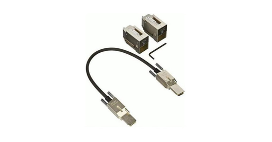 Cisco C9200L-STACK-KIT= Glasvezel kabel 0,48 m Zwart, Grijs