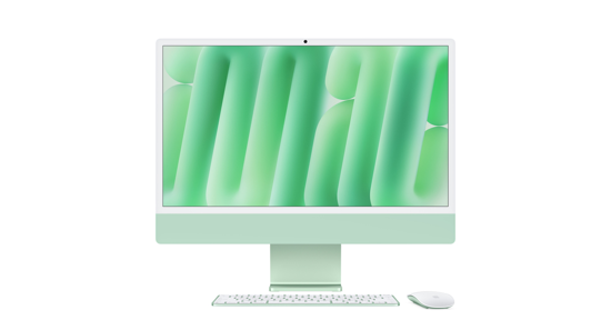 Apple iMac  M M4 59,7 cm (23.5") 4480 x 2520 Pixels Alles-in-één-pc 24 GB 512 GB SSD macOS Sequoia Wi-Fi 6E (802.11ax) Groen