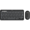 Logitech Pebble 2 Combo toetsenbord Inclusief muis RF-draadloos + Bluetooth QWERTZ Duits Grafiet