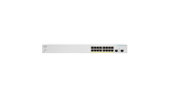 Cisco CBS220-16P-2G Managed L2 Gigabit Ethernet (10/100/1000) Power over Ethernet (PoE) Wit