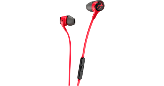 HP HyperX Cloud Earbuds II rood