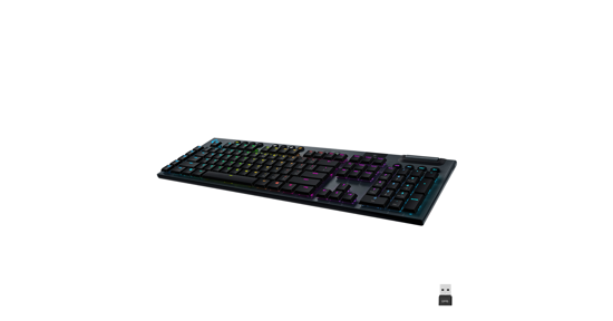 Logitech G915 LIGHTSPEED Wireless RGB Mechanical Gaming Keyboard - GL Tactile toetsenbord RF-draadloos + Bluetooth Zwitsers Koolstof