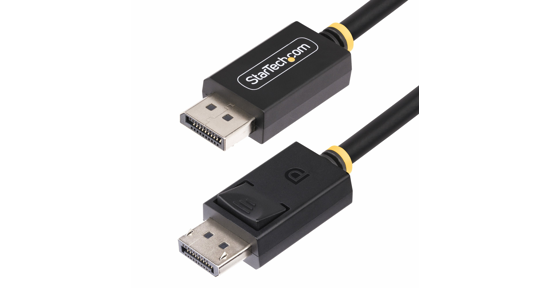 Startech 2m DisplayPort 2.1 Kabel, VESA Gecertificeerde DP40 DisplayPort Kabel met UHBR10/HDR/HDCP 2.2, 8K 60Hz/4K 144Hz met DSC 1.2a, 40Gbps, DP 2.1 Kabel, UHD Monitor Kabel, M/M