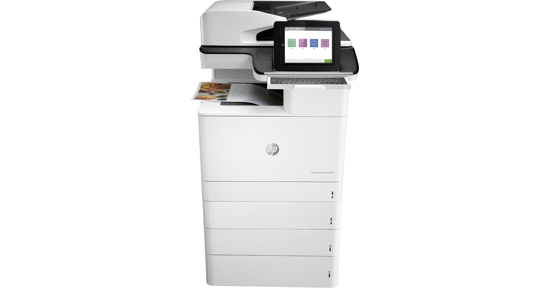 HP Color LaserJet Enterprise Flow MFP M776z, Printen, kopiëren, scannen en faxen, Afdrukken via USB-poort aan de voorzijde