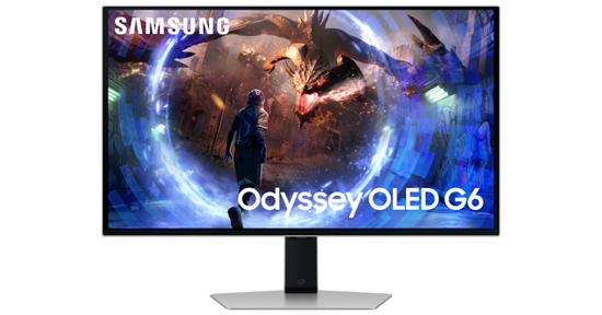 Samsung Odyssey G60SD computer monitor 68,6 cm (27") 2560 x 1440 Pixels Quad HD OLED Zilver