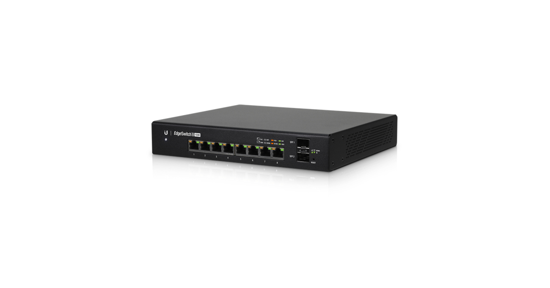 Ubiquiti EdgeSwitch 8 150W Managed L2/L3 Gigabit Ethernet (10/100/1000) Power over Ethernet (PoE) Zwart