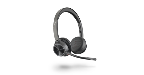 POLY Voyager 4320 UC Headset Draadloos Hoofdband Kantoor/callcenter USB Type-A Bluetooth Zwart