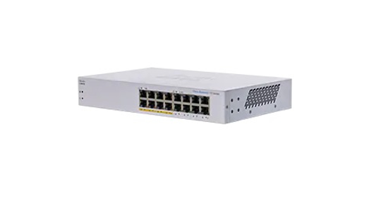 Cisco CBS110 Unmanaged L2 Gigabit Ethernet (10/100/1000) Power over Ethernet (PoE) 1U Grijs