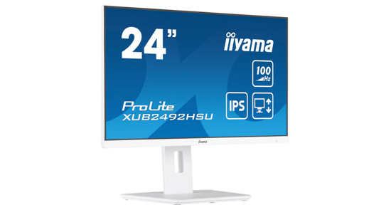 iiyama XUB2492HSU-W6 computer monitor 60,5 cm (23.8") 1920 x 1080 Pixels Full HD LED Wit