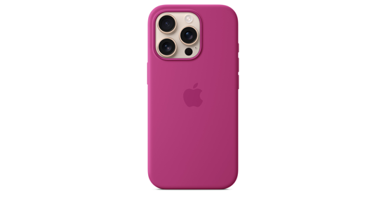 Apple Siliconenhoesje met MagSafe voor iPhone 16 Pro - Fuchsia