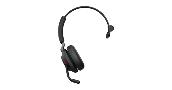 Jabra Evolve2 65, UC Mono Headset Draadloos Hoofdband Kantoor/callcenter USB Type-C Bluetooth Zwart