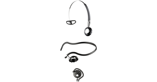 Jabra BIZ2400 Headset Bedraad Neckband, oorhaak, Hoofdband Kantoor/callcenter Bluetooth Zwart