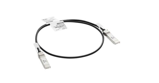 Hewlett Packerd Enterprise R9D19A Glasvezel kabel 1 m SFP+ Zwart, Zilver