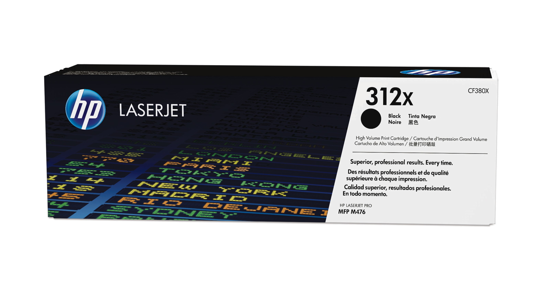 HP 312X high-capacity zwarte LaserJet tonercartridge