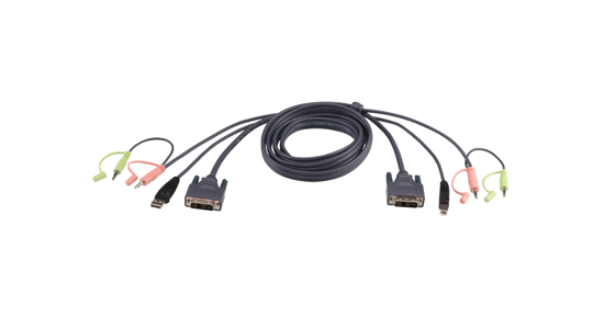 ATEN 1.8M USB DVI-I Enkelvoudige Link KVM Kabel