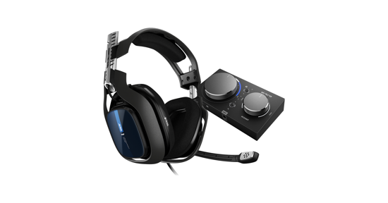 Logitech A40 TR + MixAmp Pro TR Headset Bedraad Hoofdband Gamen Zwart, Blauw